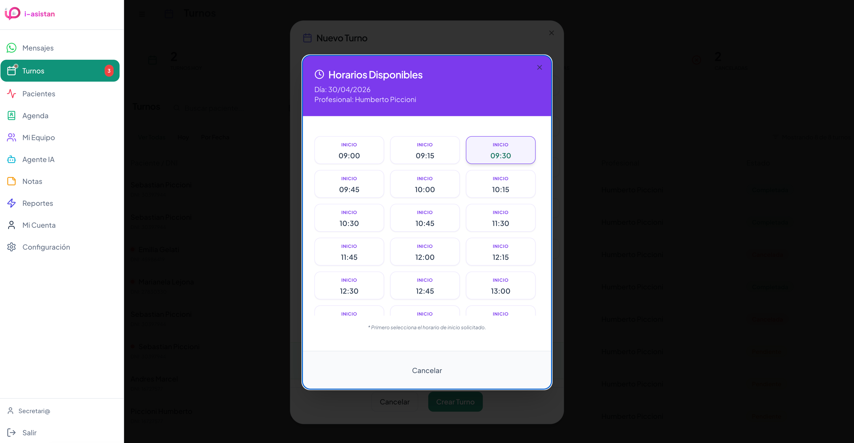Configuración de IA